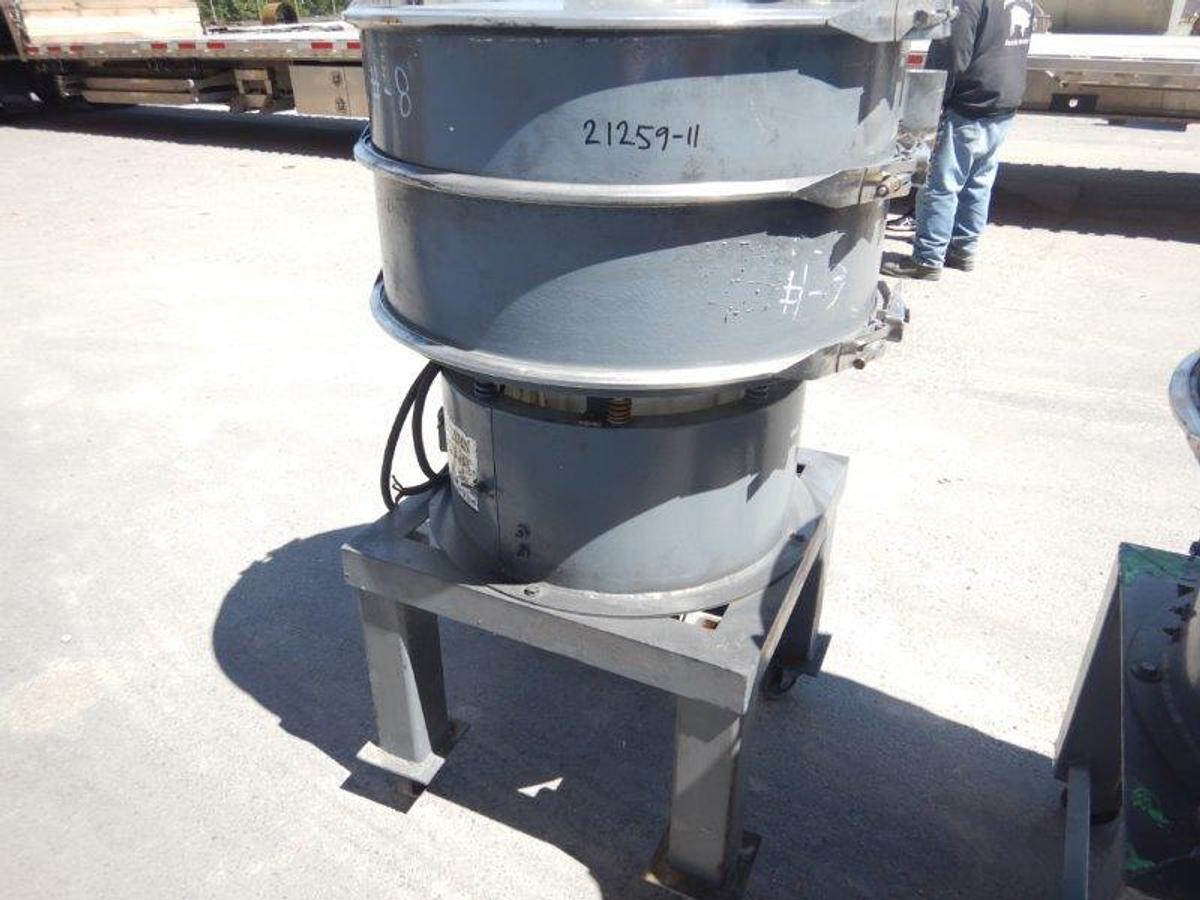 Used Screen, Sweco, 30", C/st, Single, Midwestern, Dust Cover #S742946