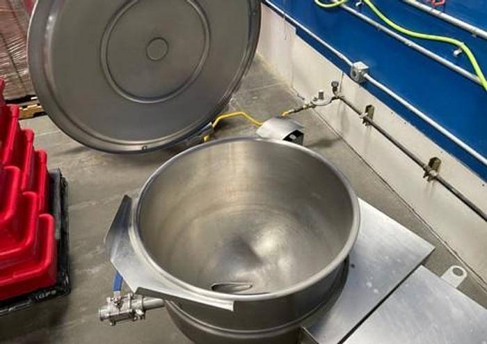 Used Kettle, 40 Gallon, S/st, Jkt, Cleveland, Gas, Tilt #C745219