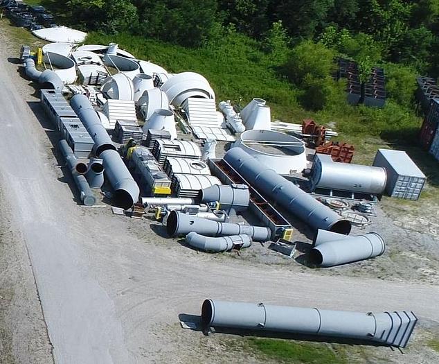 Used Flash Dryer, GEA, Partial Gas Recycled System for Bituminous Coal