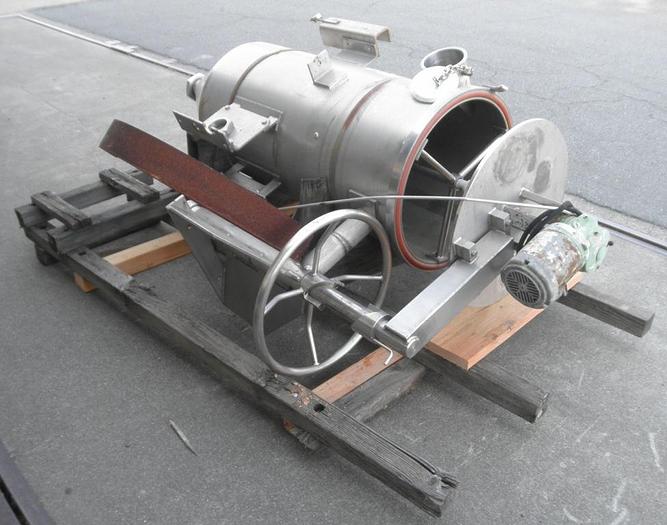 Used Tank, 125 Gallon, 316 Stainless steel, 2' X 4', Flash/Surge, Agitated, Cheese #S694027