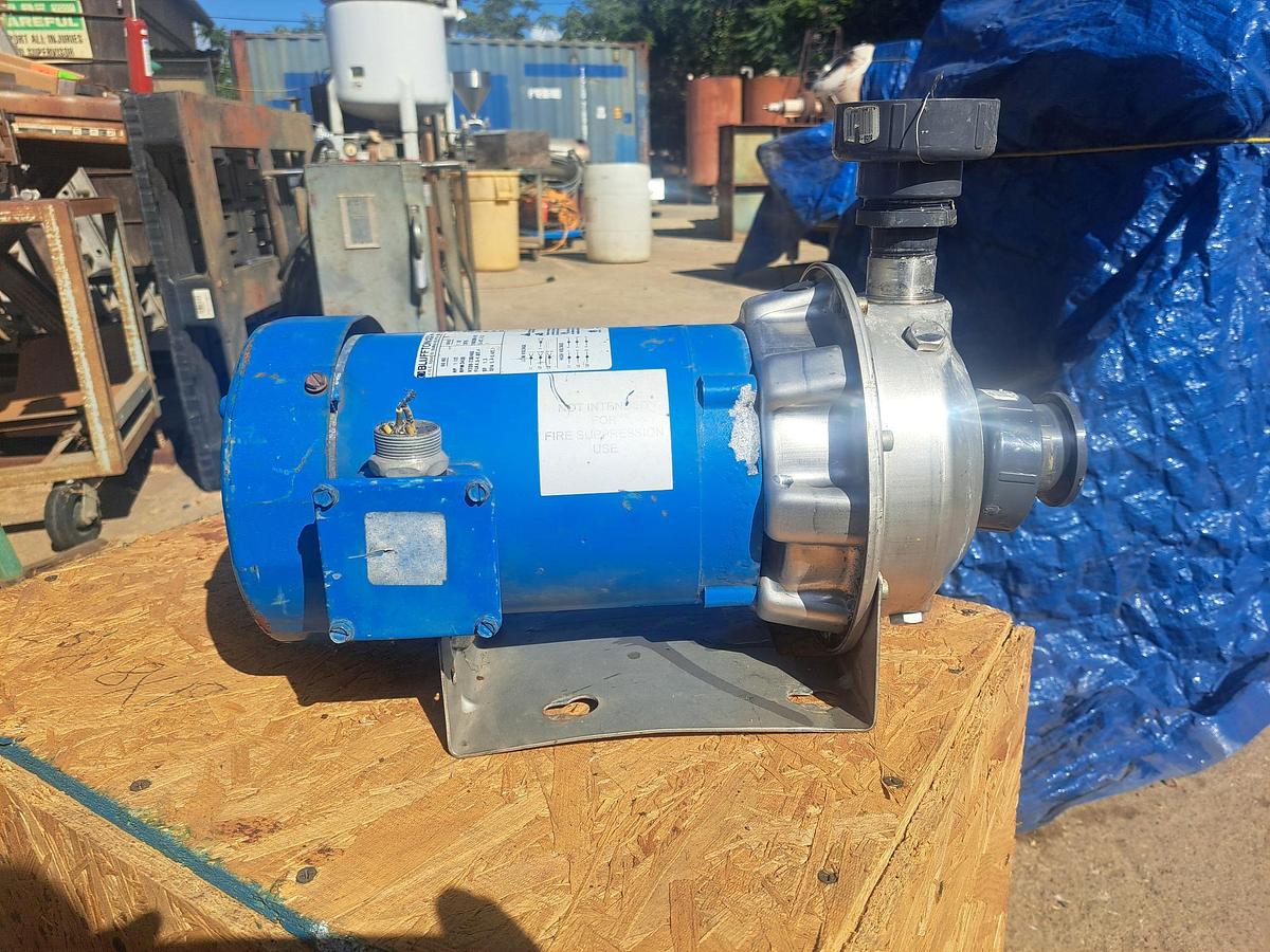 Used Pump, Centrif., 1.5 HP, 316L S/st, 1" x 1-1/4"-6, Gould #S743664