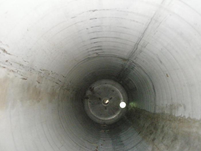 Used Tank, 350 Gallon, Stainless Steel, 2'6" X 10', Double Agitation, #C693490