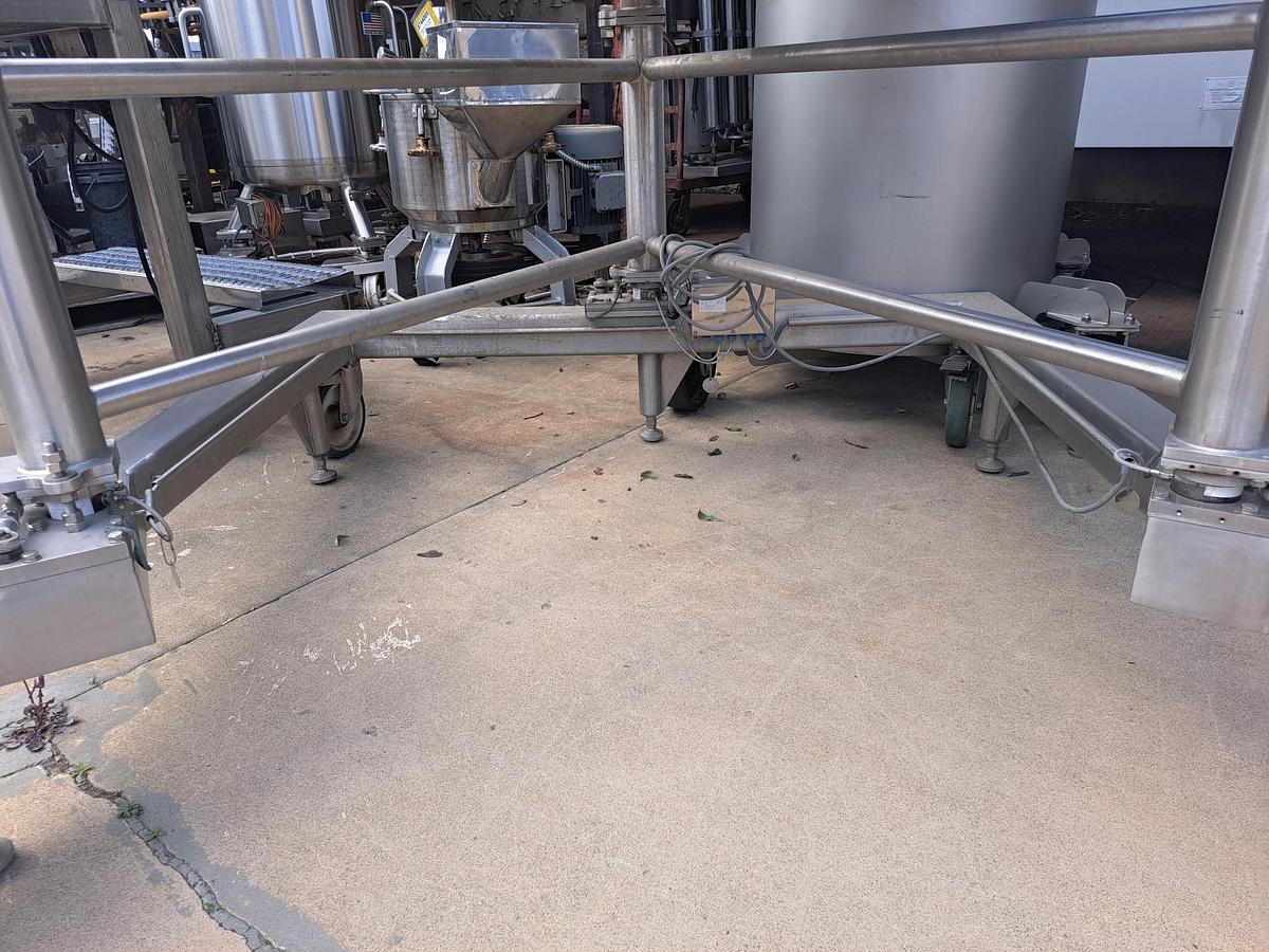 Used Reactor, 265 Gallon, 316L S/st, 100 PSI, Jkt, Feldmeier, #S737963