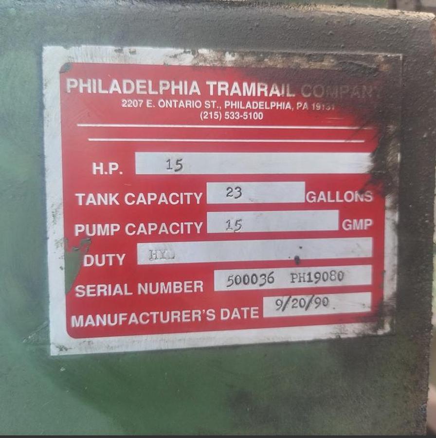 Used Baler, Philadelphia Tramrail Co, 30-40 Amp, Hydraulic, #5991925