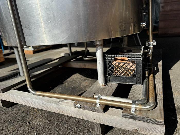 Used Tank, 500 Gallon, S/st, Jkt, Agit, Mojonnier #C744154