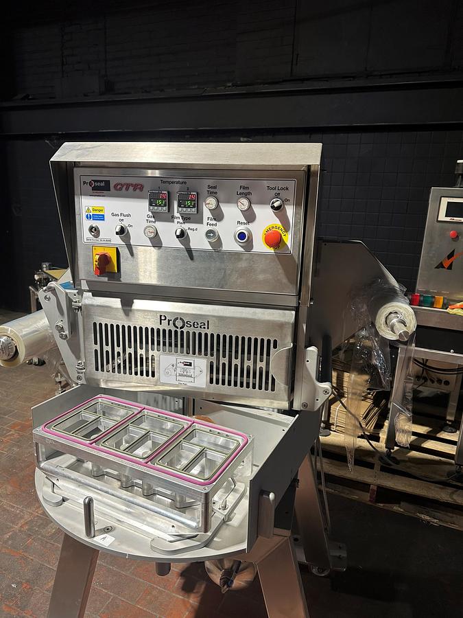 Used Sealer, Tray, Semi-Automatic, ProSeal, Gas Flush, Rotary Table, #5991271