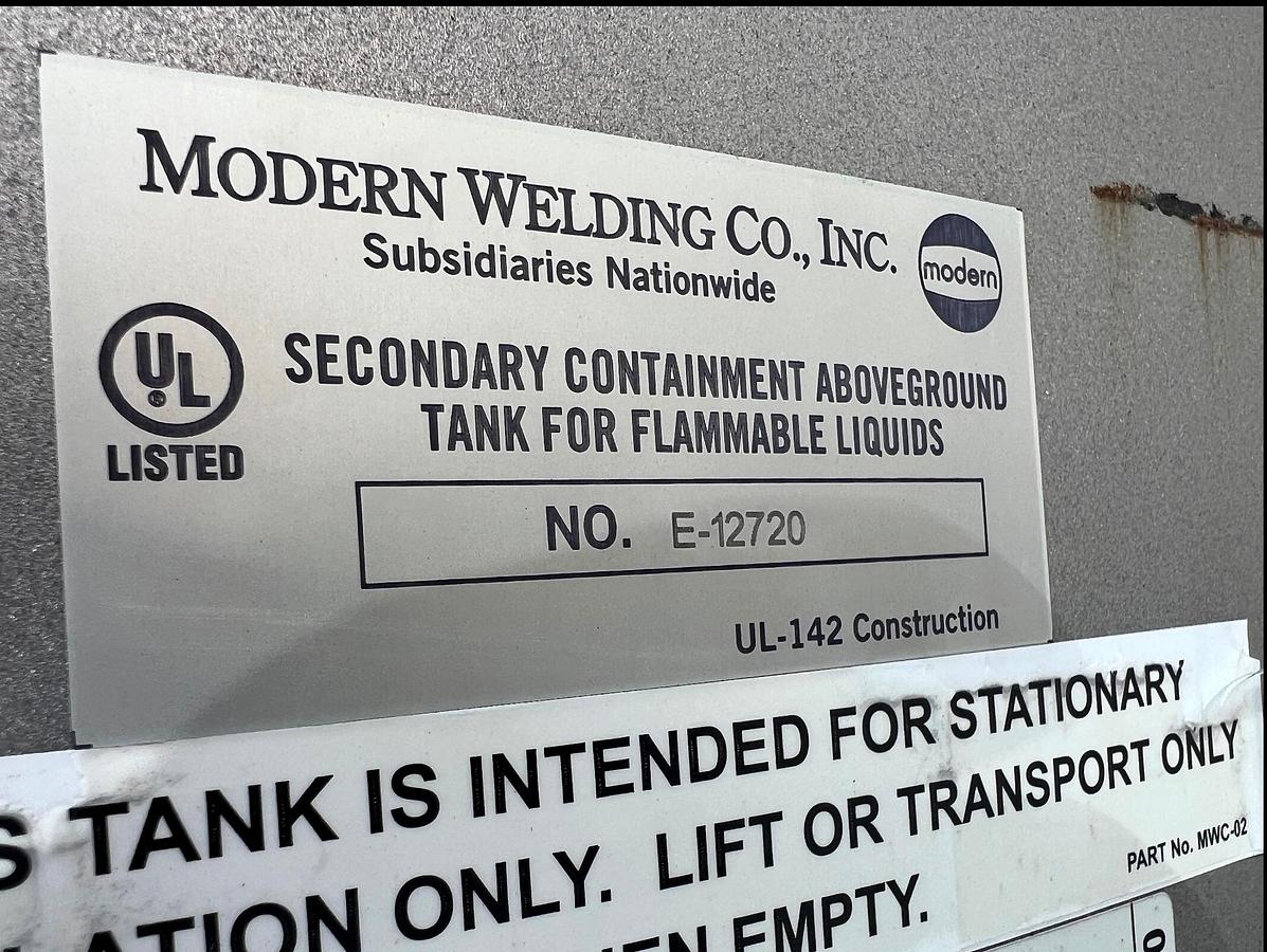 Used Tank, 4,000 Gallon, Stainless Steel, UL-142, Double Wall Containment #S745126