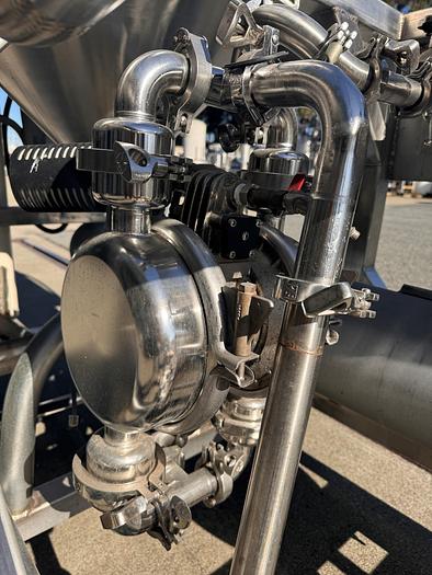 Used CIP, 1-Tank, 100 Gallon, Heat Exchanger, Chromalox Heater, Pumps, #5991176