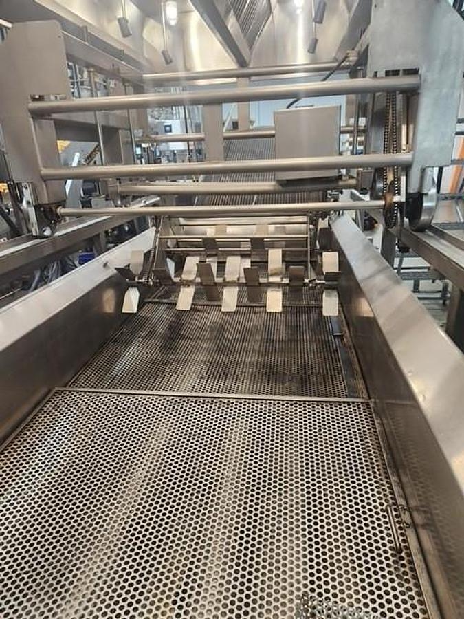 Used Fryer, Continuous Fryer, Heat and Control, Natural Gas, Stainless Steel, 5-Burner, MOK-300 L.H. #5991908