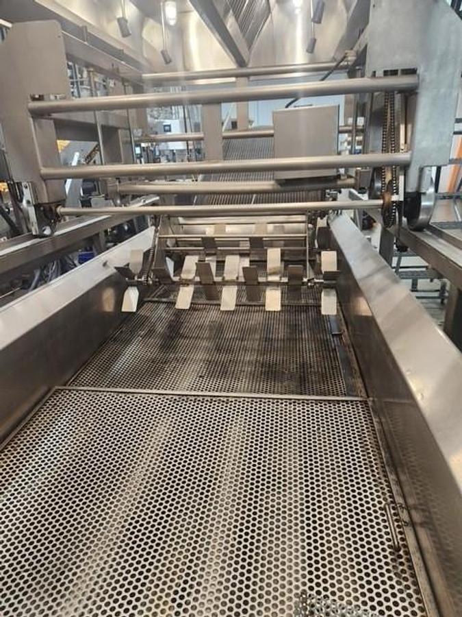 Used Fryer, Continuous Fryer, Heat and Control, Natural Gas, Stainless Steel, 5-Burner, MOK-300 L.H. #5991908