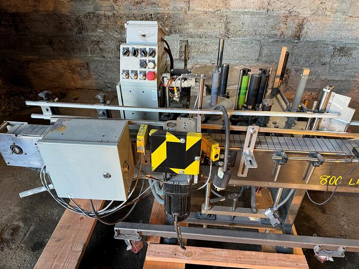 Used Labeler, Pressure Sensitive, Wrap, 6" High Labels, C.E. King, Model LH6 #S745366