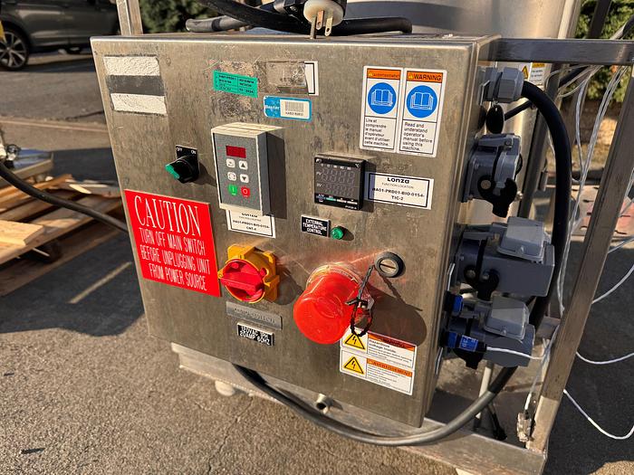 Used Reactor, 66 Gallon (250 Liter), Single Use, Stainless Steel, HyClone, 24" x 42" #5991246