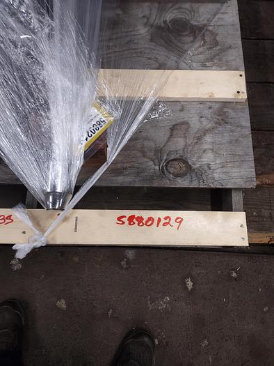 Used Mixer, Agitator, 1.5 HP, Fusion Fluid, Stainless Steel, #5880219