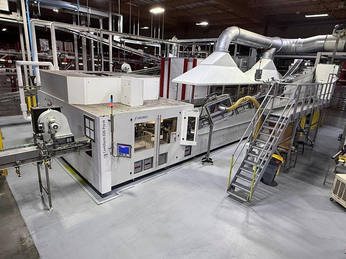 Used Blow Mold System, 26-Cavity, Krones Contiform 326 Pro H, 2017, with Preform Sorter & Vision System, #5991614