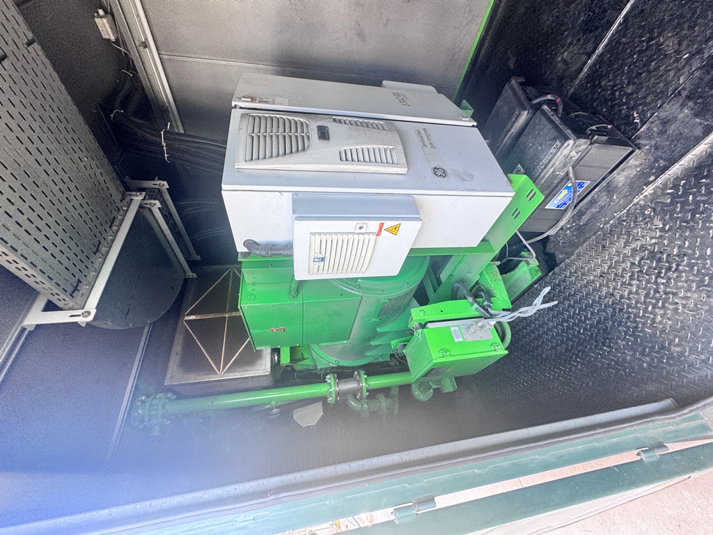 Used Cogeneration System, Natural Gas, 675 kW, GE Jenbacher JMC 312, Cooling & Heat Recovery System, Spare Engine, #