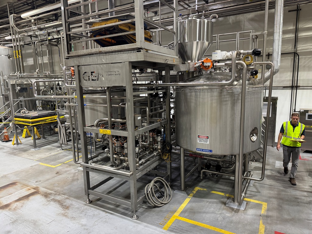 Used Tea Blending & Brewing, GEA, Brew Vessels, Blend Tanks, Valve Matrix, (3) Tank CIP System, #5991625