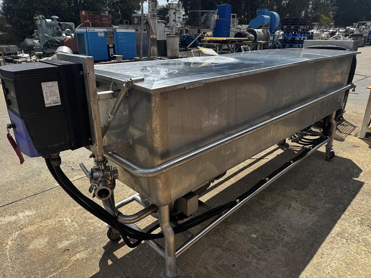 Used COP Wash Tank, 120 Gallon, Stainless Steel, Electric, 10 HP, VFD, #5991519