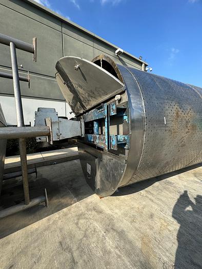Used Tank, 6,500 Gallon, Stainless Steel, Dish Bottom, Jacketed, #5991009