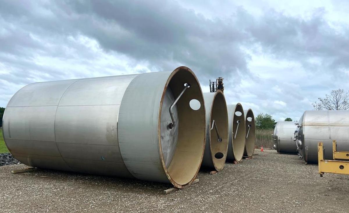 Used Tank, 15,000 Gallon, Vertical, 304L Stainless Steel, ASME, Unused, #5991729