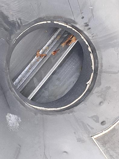 Used Tank, Mixing, 304 Stainless Steel, .75HP #5991160