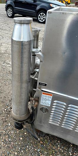 Used Feeder, Screw, 4" x 20", S/st, APV Crepaco, Model S430, Fruit Feeder #S744990