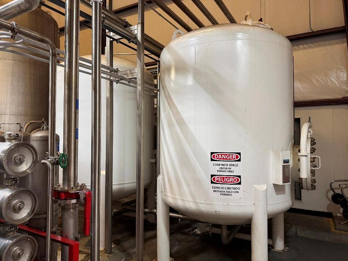 Used Filtration System, 300 GPM Nano Filtration & Permeate Storage, Osmonics/Promac/Aquafine, #5991631