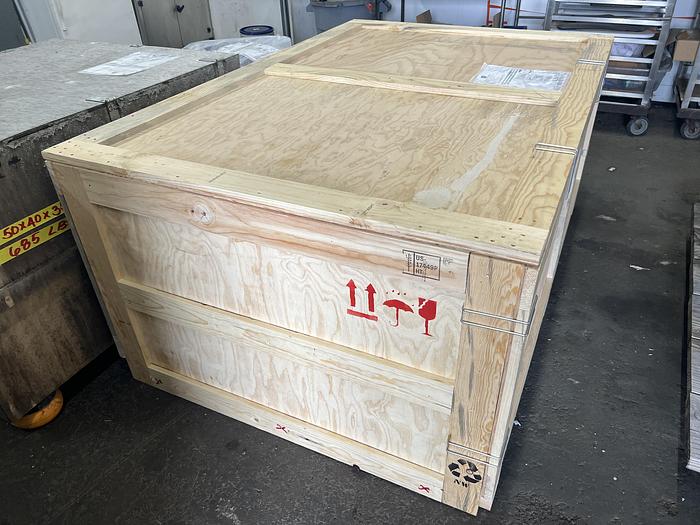 Used Reactor, 100 Gallon, Glass Lined, De Dietrich, 150 PSI, Jacketed, Agitated #S744731