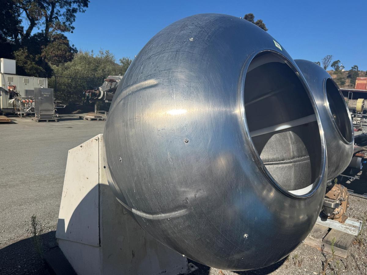 Used Coating Pan, 48" Diameter, Stainless Steel,  Baffles, (4) Available, #5991573