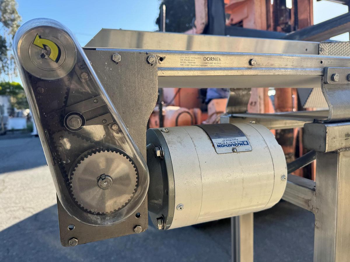 Used Conveyor, Belt, 12" x 16’, Dorner 7200 Series, Dual Drop-Down Belt Setup, #5991588