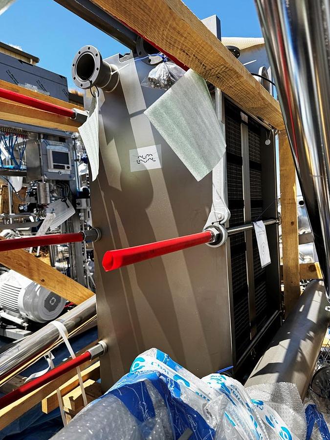 Unused Pasteurizer System, Media, Alfa Laval, PHE Type, 119 GPM, Stainless Steel, #5991414