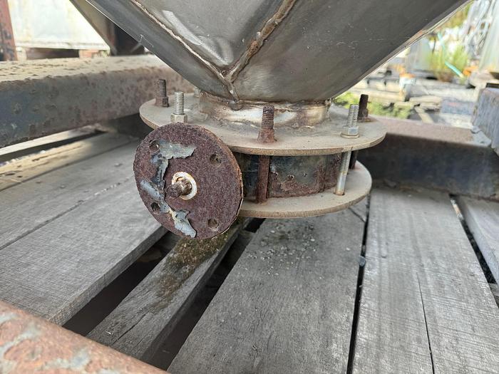 Used Bin, 40 CF, S/st, 50" X 42", Cone, Flo Bin, #S736853