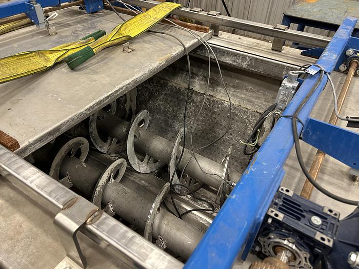 Used Dryer, Paddle/Ribbon, 20 Cu. Ft., Stainless Steel, Jacketed Trough, #5991230