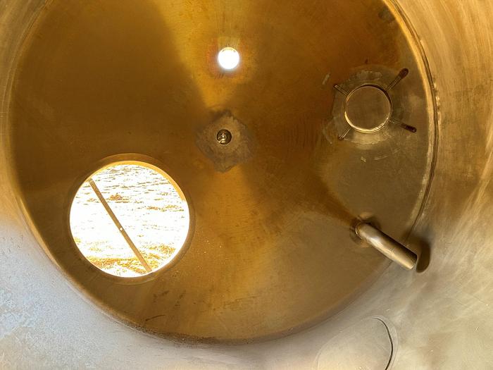 Used Tank, 2,000 Gallon, 316 Stainless Steel, 6' x 9', #5991032