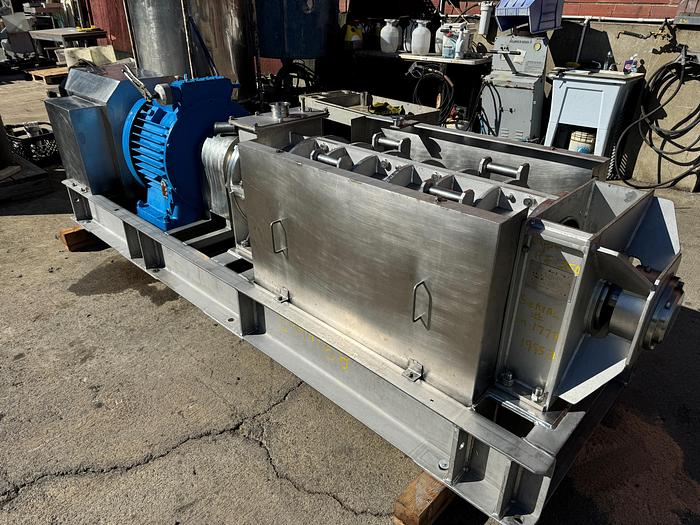 Used Refiner, Screw, 350mm diameter, Stainless Steel, 30 HP, Surimi #5990958