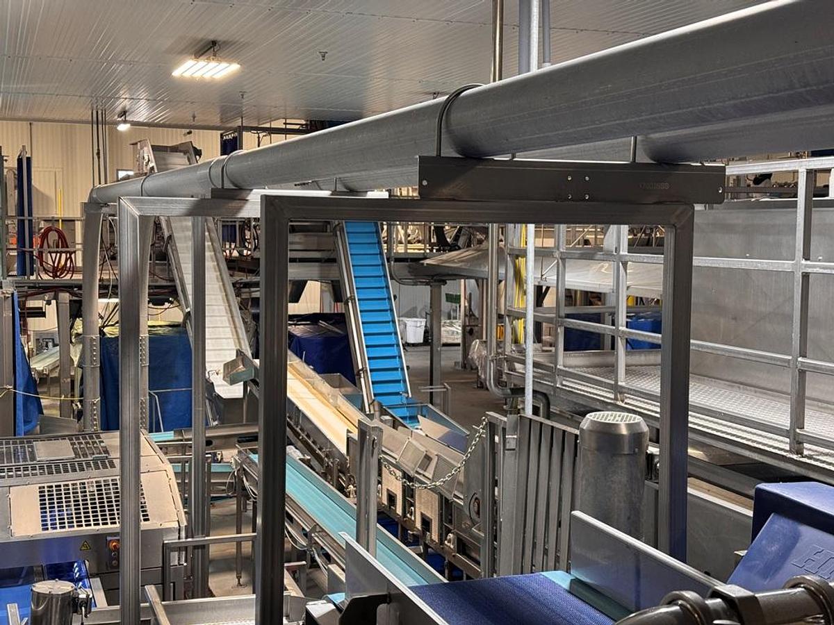 Used Conveyor, Tubular Drag Conveyor, Cablevey, 6300 Series, 6" di. X 200' Long, #5991848