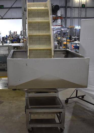 Used PACE M400 Bottle Unscrambler with Elevator #S745089