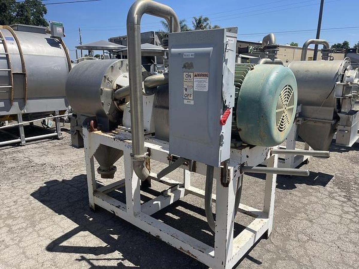 Used Pulper, Finisher, Rossi Catelli, Model P100/6R, Butterfly Turbo Juice Extractor, #5991913