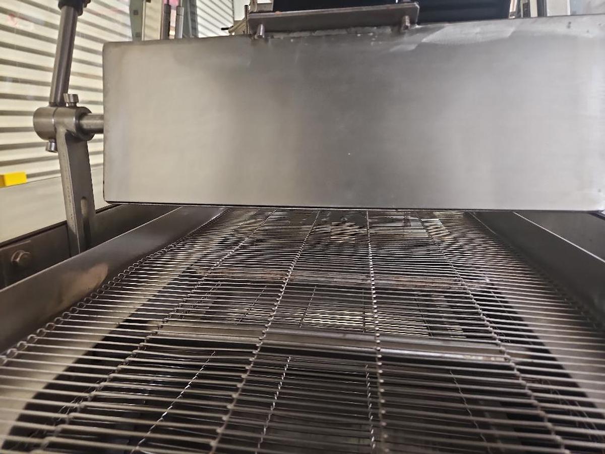 Used Enrober, Chocolate, 15" (381 mm) Belt, AMC, Model 400A, Stainless Steel, #5991726