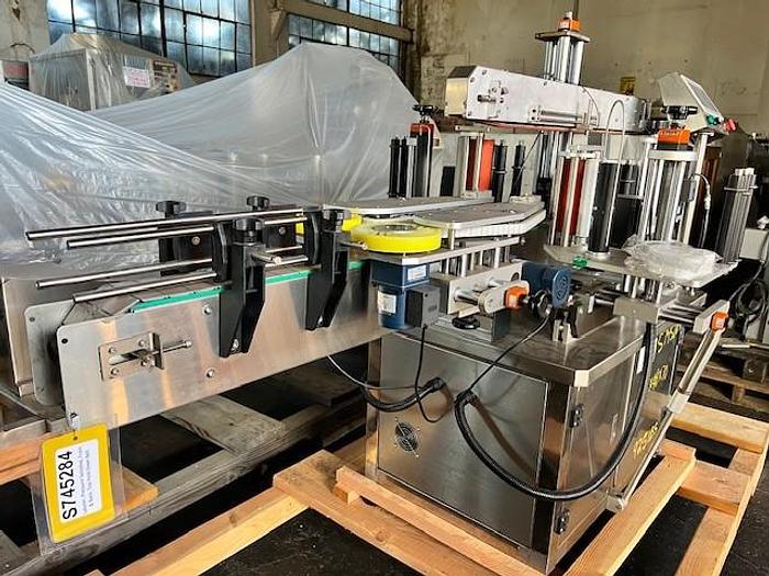 Used Labeler, Pressure Sensitive, Front & Back, Top Hold Down Belt #S745284