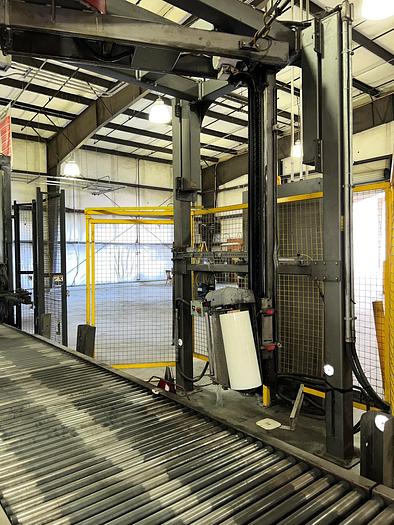 Used Palletizer, A-B-C, Model NODE 7, Automatic, Wulftec Stretch Wrapper, #