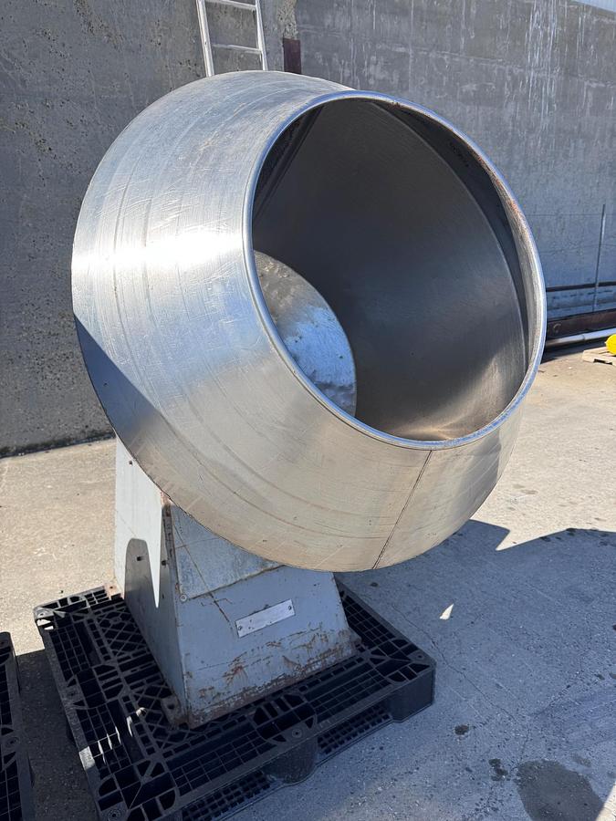 Used Coating Pan, 39" Diameter x 40" Deep, Colton, SSV, Stainless Steel, #5991879
