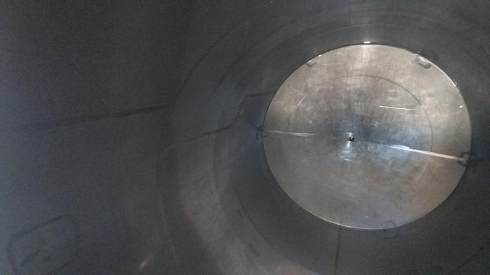 Used Tank, 6,000 Gallon, 316 Stainless Steel, Dish Bottom, Legs, #5990999