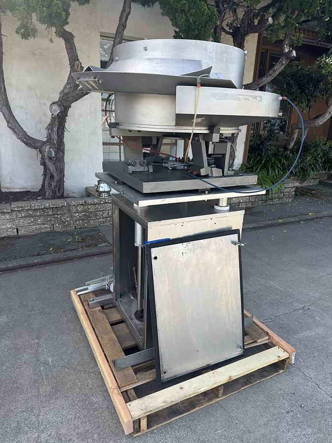 Used Unscrambler, Cap, Rotary, Stainless Steel, Inline Filling Systems, Elevator, #5991741