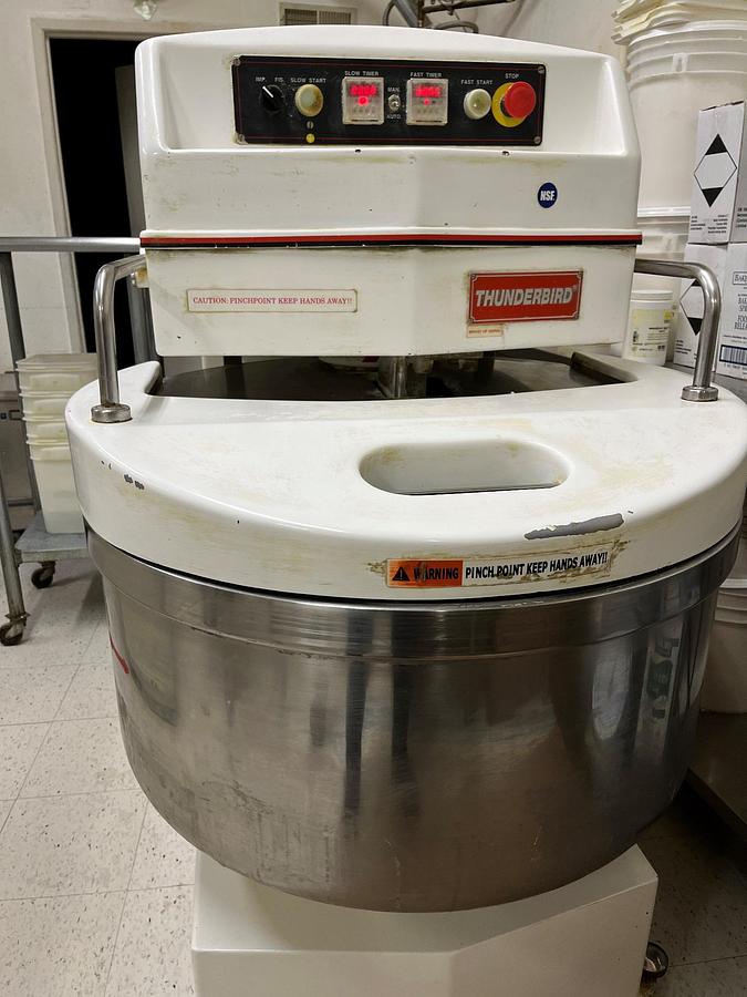 Used Mixer, Dough, Spiral, 250 Pound, Thunderbird ASP-120, 7.5 HP, #5991555
