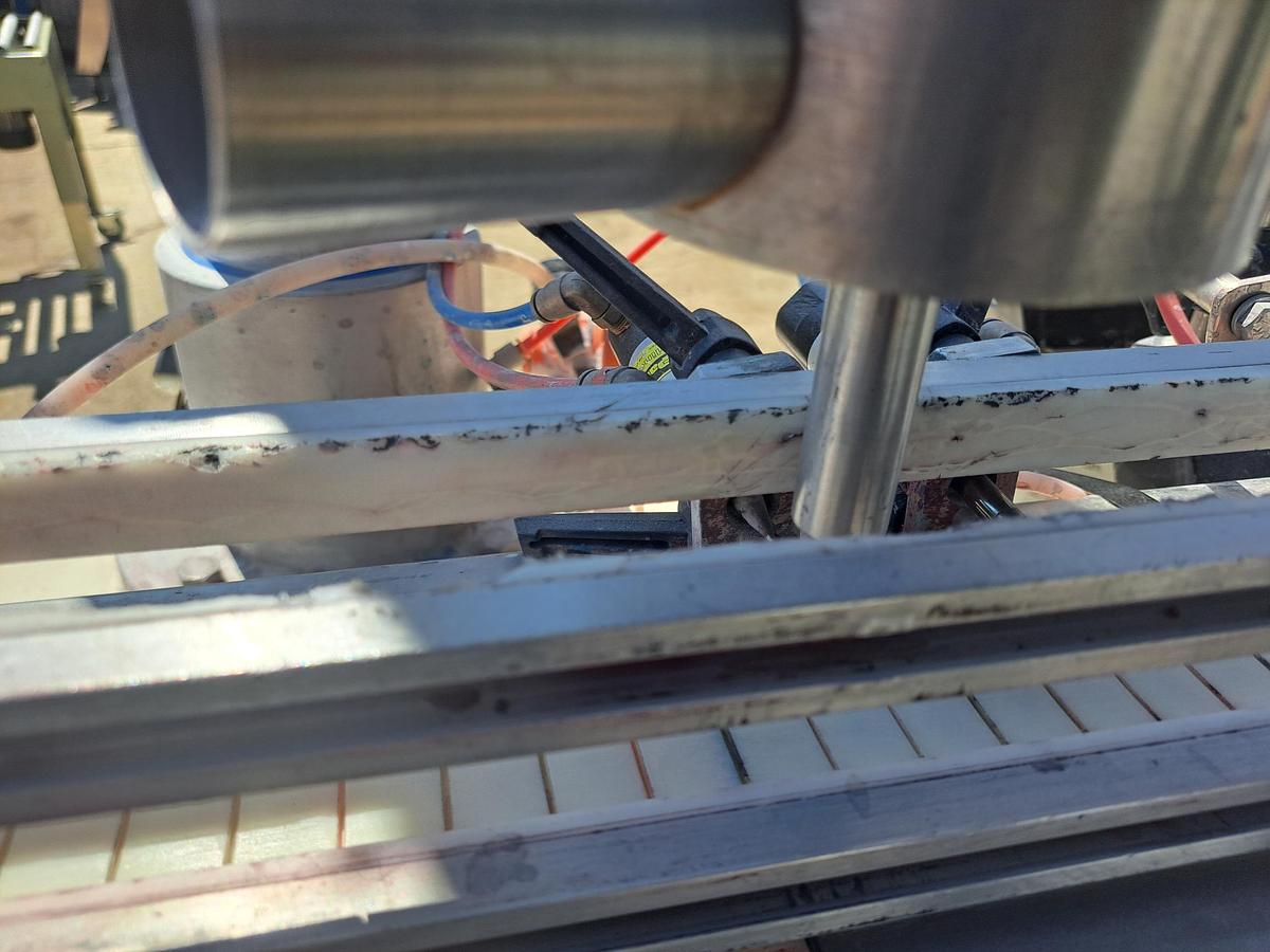 Used Filler, Auger, Inline, Single Head, AMS A-400, Stainless Steel, Automatic, #5991556