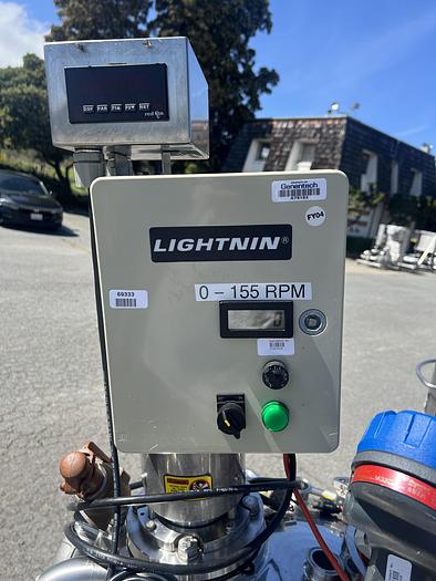 Used Reactor, 25 Gallon (100 Liters), 316L Stainless Steel, Jacketed, Agitated #S745441