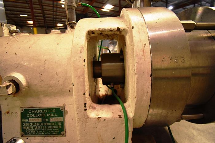 Used Mill, Colloid, 40 HP, Stainless Steel, Charlotte, SD40, #5991053