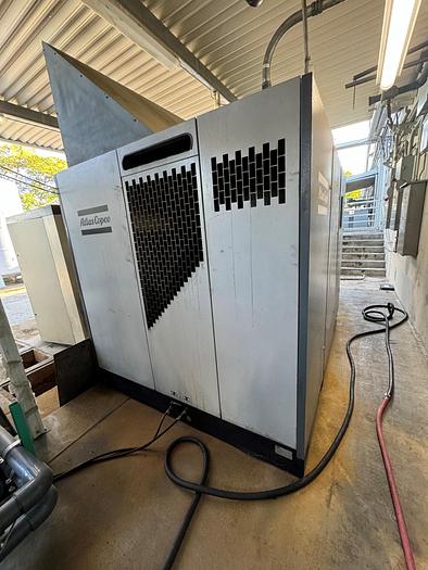 Used Compressor, Air, 166 HP, Atlas Copco, 132 PSI, Type GA110, #5991052