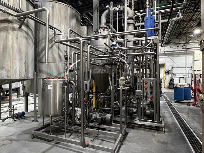 Used Pasteurizer, HTST, Tube-In-Tube, CIP, Vacuum, Complete System, #5674433