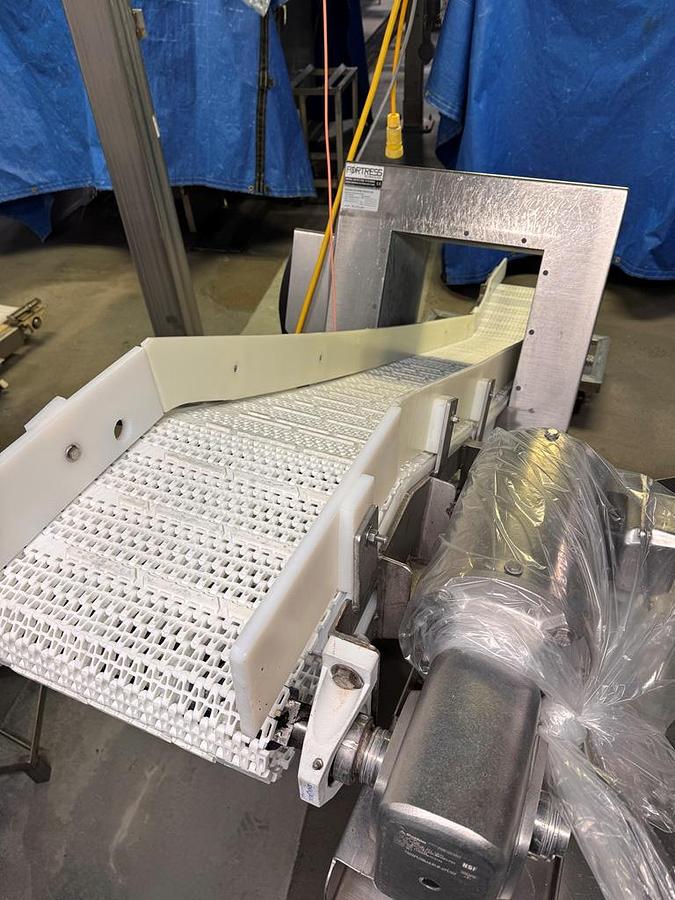 Used Detector, Metal, 15" x 13.5", Fortress, Stealth, Stainless Steel, Belt Conveyor #5991850